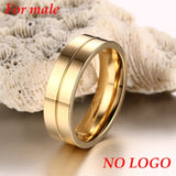 AZIZ BEKKAOUI Engrave Name Wedding Rings for Women Men Couple Promise Band Stainless Steel Engagement Jewelry Dropshipping