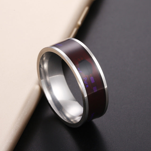 Fashion Men's Smart Ring Magic Wear NFC Ring Finger Digital Ring for Android phones with functional couple stainless steel ring