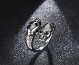 Free Fan Cool Retro Punk Exaggerated Men Snake Ring Fashion Personality Snake Opening Adjustable Ring Jewelry For Mens Gift
