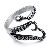 Free Fan Cool Retro Punk Exaggerated Men Snake Ring Fashion Personality Snake Opening Adjustable Ring Jewelry For Mens Gift
